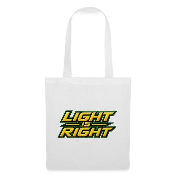 Light is right - Tote Bag - white - Front