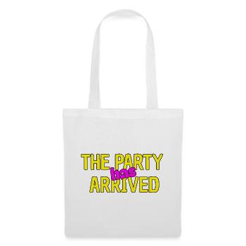 THE PARTY HAS ARRIVED, CAN GO MOUSE - Tote Bag - white - Front