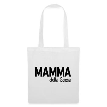 Mamma della Sposa, Italia - Stoffbeutel - Weiß - Vorne