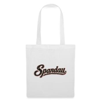 Spandau - Vintage Slogan - Berlin - Bezirk - Stoffbeutel - Weiß - Vorne