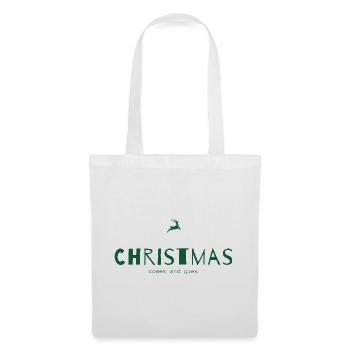 Christmas Comes and Goes – Minimalistisch - Stoffbeutel - Weiß - Vorne