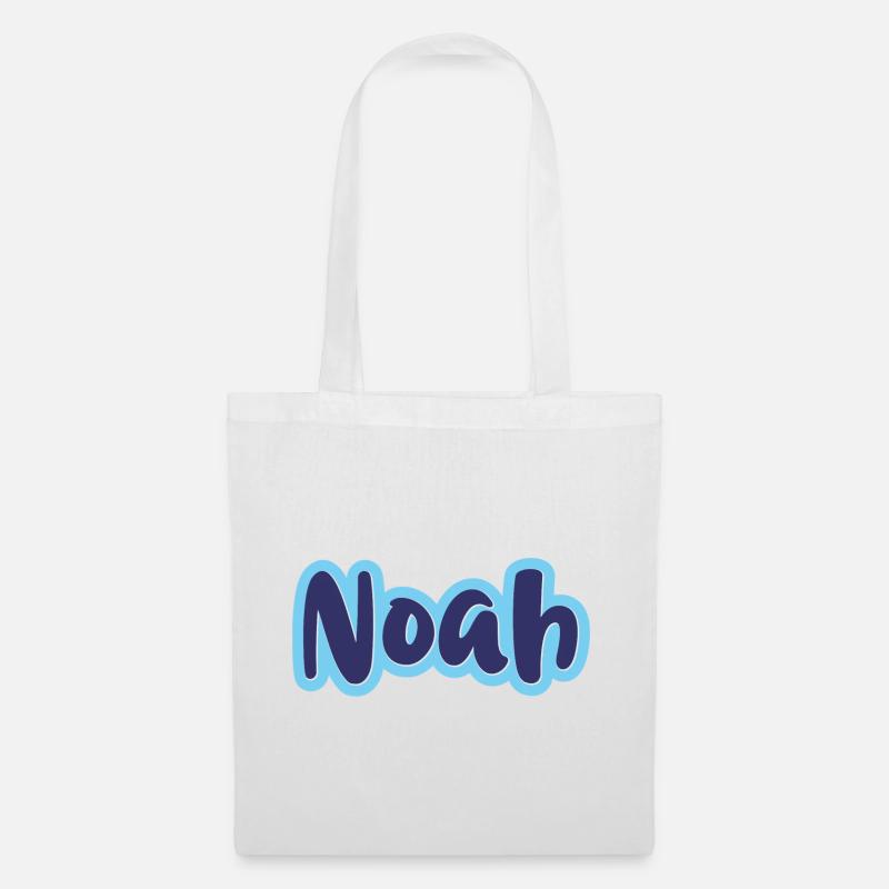 Noah Name Vorname - Stoffbeutel - Weiß