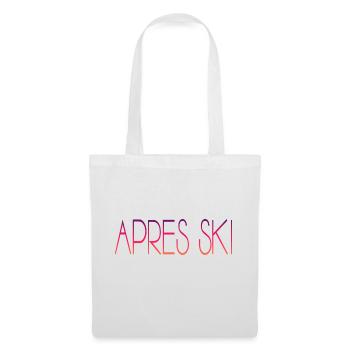 Apres Ski - Stoffbeutel - Weiß - Vorne