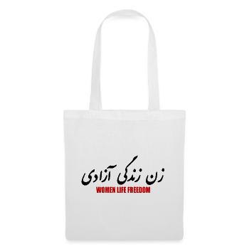 Women life freedom - Sac en tissu - blanc - Devant