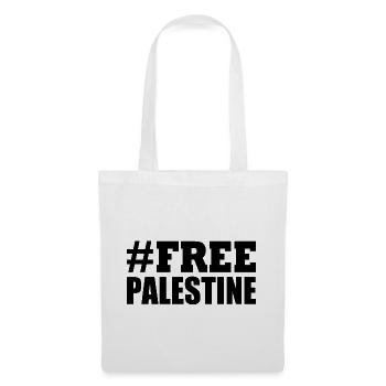Free palestine - Stoffbeutel - Weiß - Vorne