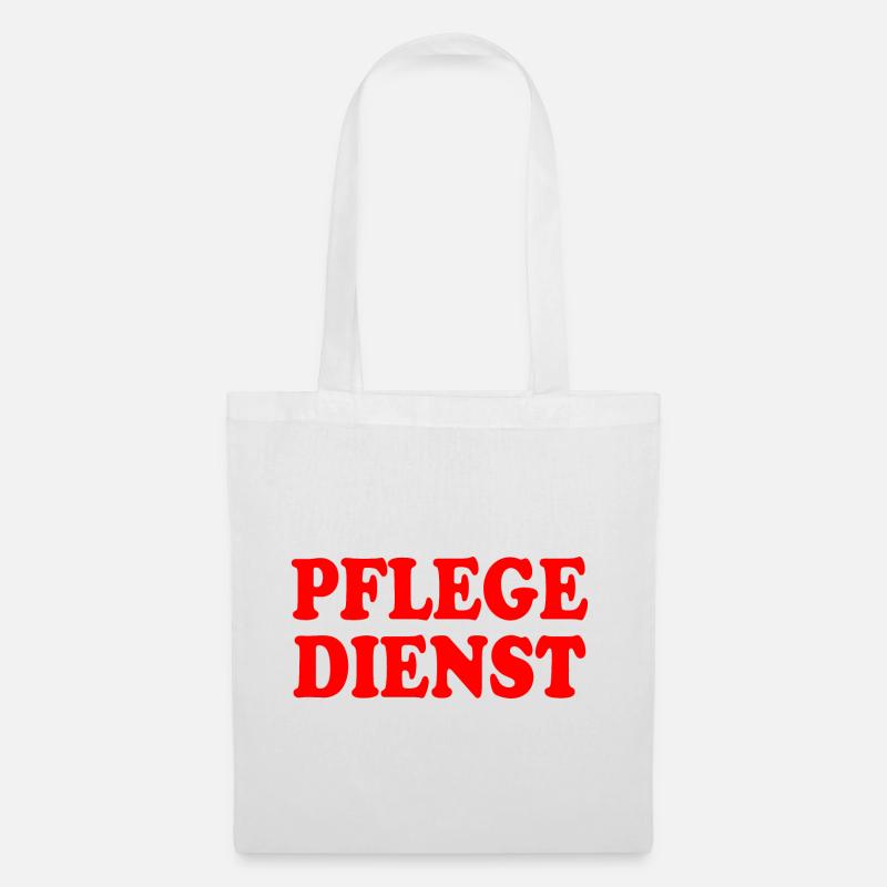 pflegedienst - Stoffbeutel - Weiß