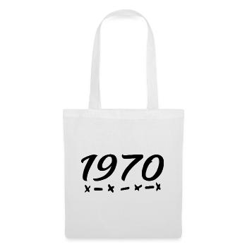 1970 Retro Style 1970 Geburtstag 1970 Vintage - Stoffbeutel - Weiß - Vorne