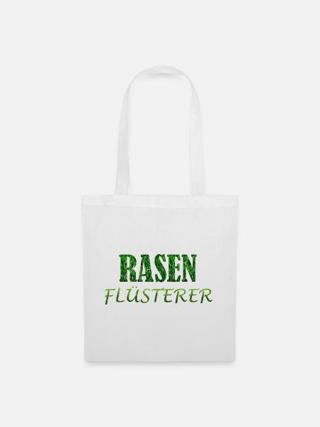 Rasenflüsterer Rasenpfleger Platzwart Greenkeeper - Stoffbeutel - Weiß