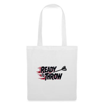 Prêt à lancer des fléchettes Tenue professionnelle - Sac en tissu - blanc - Devant