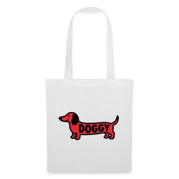 Dachshund Dog Doggy Saying Red - Tote Bag - white - Front