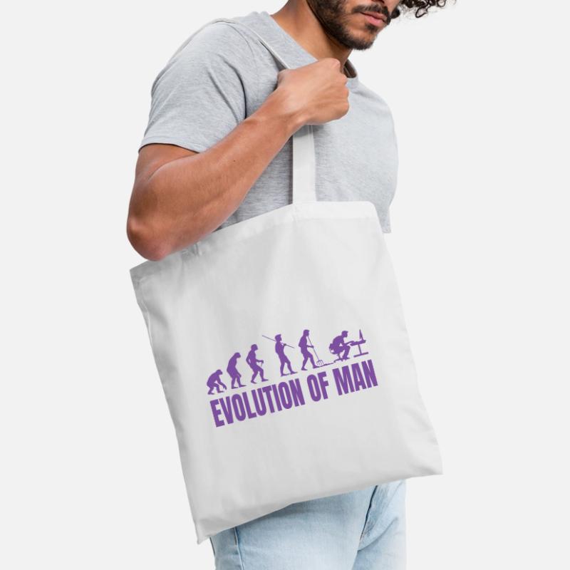 Programmeur Computer Freak Evolution Rétro Sac en tissu