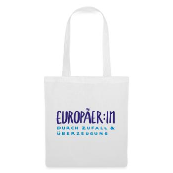Europäer:in  - Stoffbeutel - Weiß - Vorne