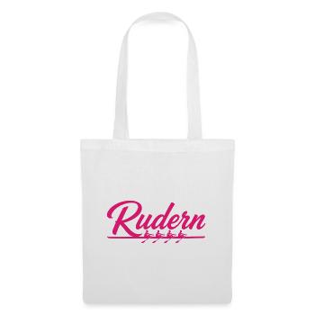 Rudern - Rennvierer - Ruderer - Ruderin - Stoffbeutel - Weiß - Vorne