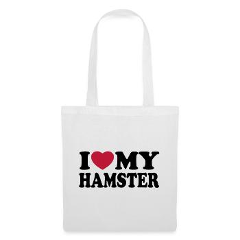 I love my hamster - Tote Bag - white - Front
