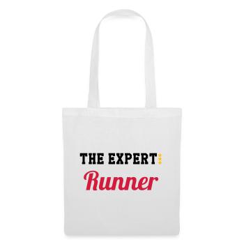 Course à Pied / Running / Jogging / Coureur - Sac en tissu - blanc - Devant
