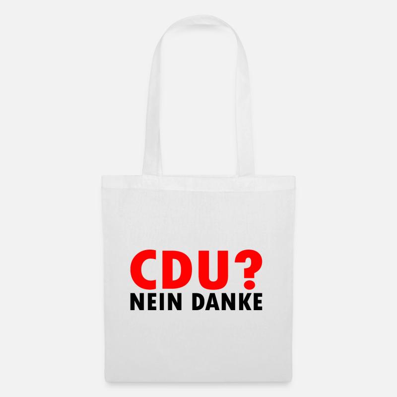 Cdu - Stoffbeutel - Weiß