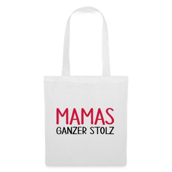 Mamas Ganzer Stolz - Stoffbeutel - Weiß - Vorne