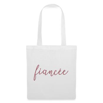 Fiancée Matching Engagement Wedding Honeymoon - Tote Bag - white - Front