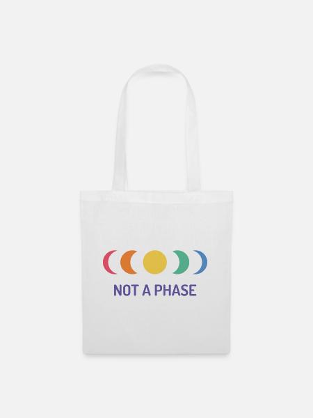 LGBT Pride Month - Keine Phase - Stoffbeutel - Weiß