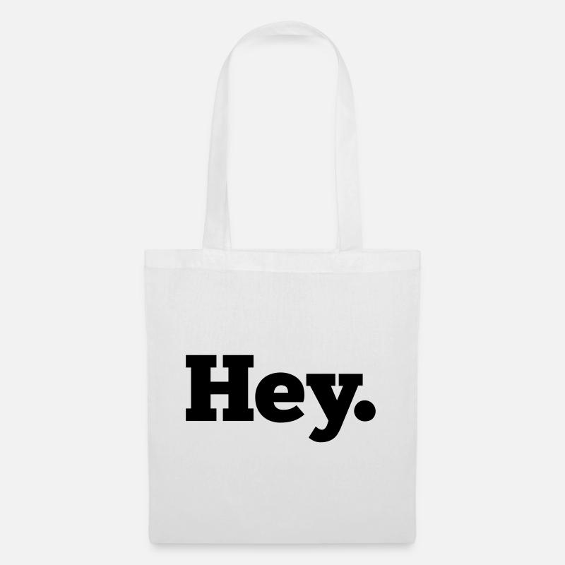 Hey - Tote Bag - white