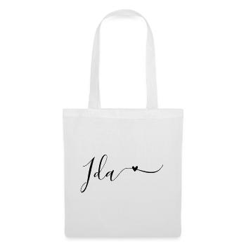 Ida Prénom Décoratif - Sac en tissu - blanc - Devant