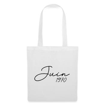 1970 Birthday June 1970 Gift June 1970 - Tote Bag - white - Front