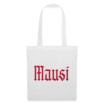 mausi / gothik stil (rot) - Stoffbeutel - Weiß - Vorne