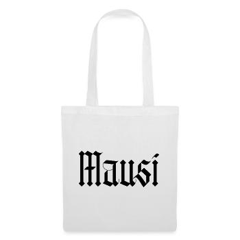 mausi / gothik stil  - Stoffbeutel - Weiß - Vorne