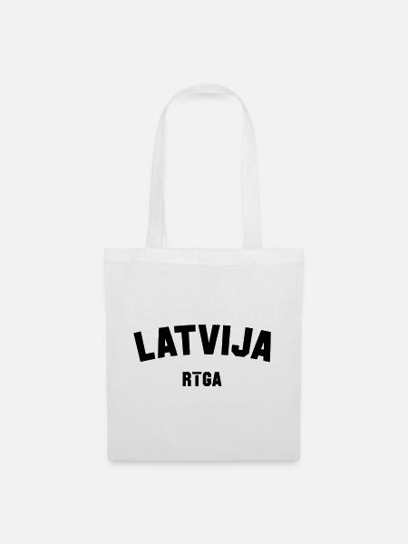RIGA Latvia Latvija Lettland - Stoffbeutel - Weiß