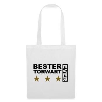 Bester Torwart - V2 - Stoffbeutel - Weiß - Vorne