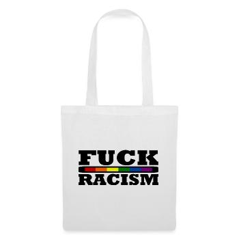 Putain de racisme - Sac en tissu - blanc - Devant