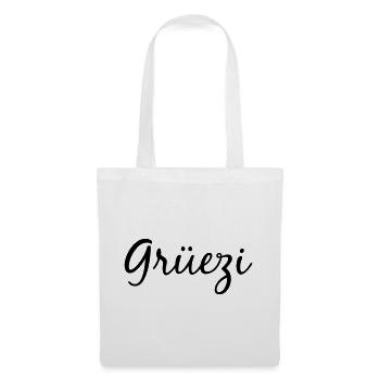 Grüezi - Sac en tissu - blanc - Devant