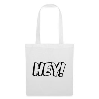 Hey! Comic Design - Stoffbeutel - Weiß - Vorne