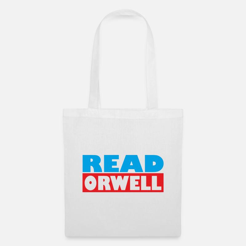 Read Orwell - Stoffbeutel - Weiß