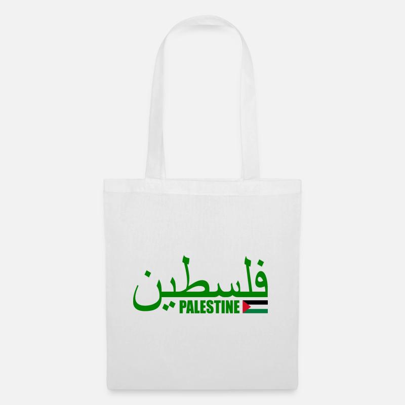 Palästina فلسطين - Stoffbeutel - Weiß