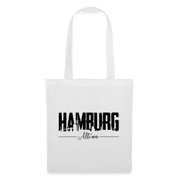 Hamburg Altona, City Shirt - Stoffbeutel - Weiß - Vorne