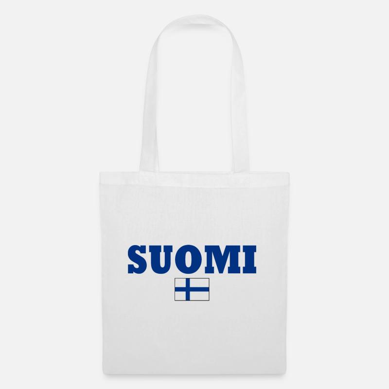 Suomi - Stoffbeutel - Weiß