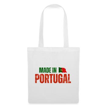Fabriqué au Portugal, fierté portugaise - Sac en tissu - blanc - Devant