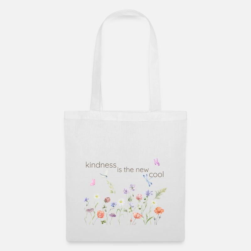 kindness is the new cool - Stoffbeutel - Weiß