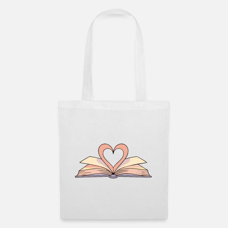Ich liebe es, Bücher zu lesen - Stoffbeutel - Weiß