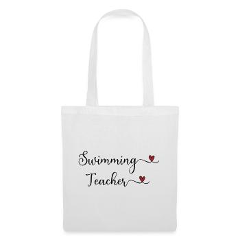 Moniteur de natation - Sac en tissu - blanc - Devant