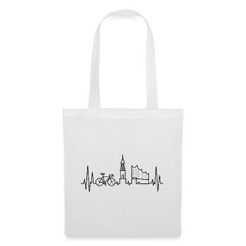 Hamburg Road Bike Heartbeat - Tote Bag - white - Front