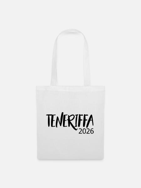 Teneriffa_2026 - Stoffbeutel - Weiß