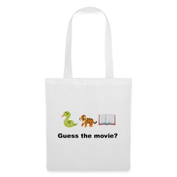 Dschungelbuch & Tiere: Verspieltes Lesen Rate mal, was der Film ist? - Stoffbeutel - Weiß - Vorne