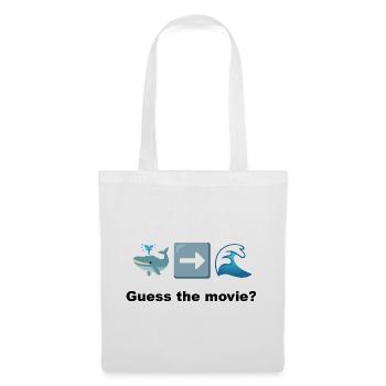 Whale and Dare Sea Adventure Rate mal, welcher Film? - Stoffbeutel - Weiß - Vorne