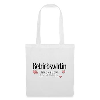 Studium Bachelor Betriebswirtin - Stoffbeutel - Weiß - Vorne