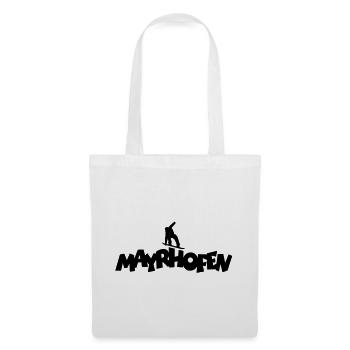 Mayrhofen Snowboard Snowboarder Snowboarding - Stoffbeutel - Weiß - Vorne