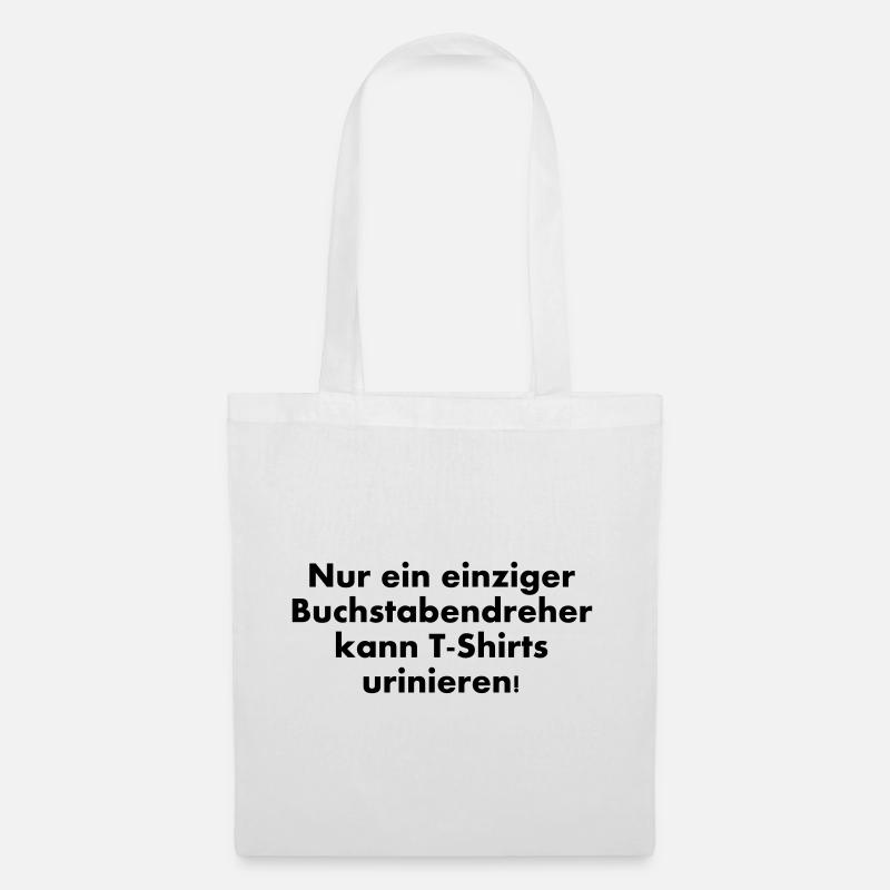 Transposed letters can urinate TShirts - Tote Bag - white