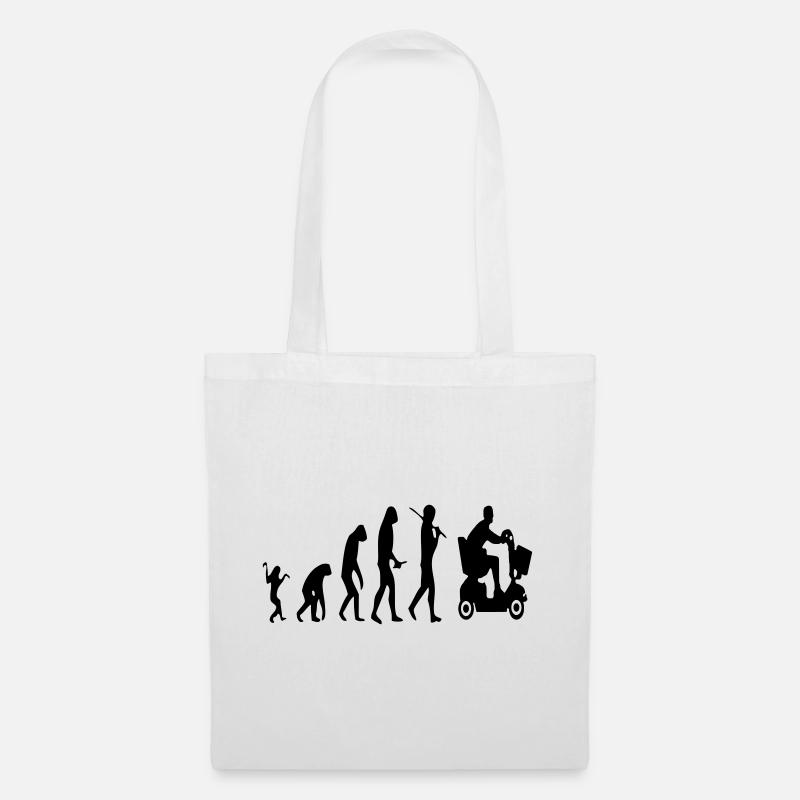 Mobility scooter evolution of disabled people # - Tote Bag - white