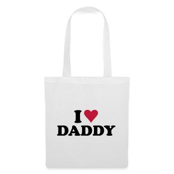 i love daddy - Tote Bag - white - Front